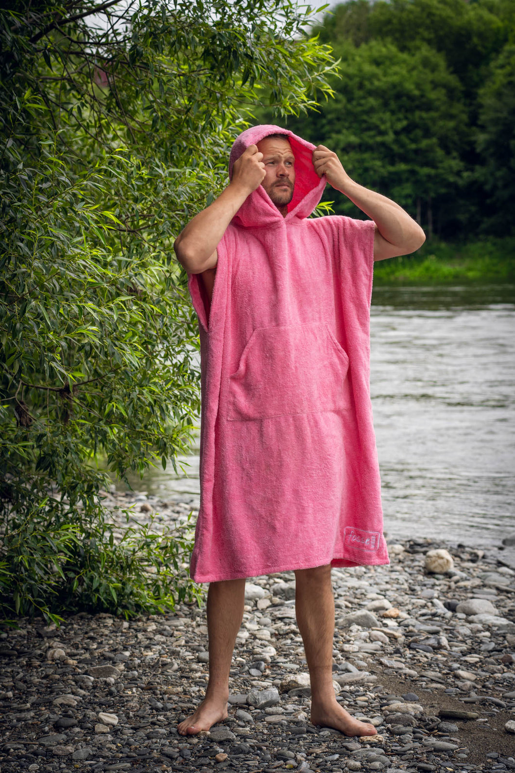 Badeponcho økologisk til voksen