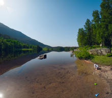 Last inn bildet i Galleri-visningsprogrammet, Badeguide Voss &amp; Hardanger (Norwegian language)
